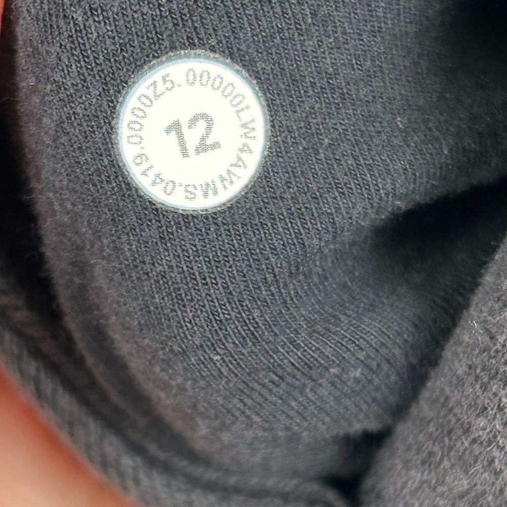 Lululemon Scuba Hoodie Full Zip Black Size 12 Fitted Athletic Jacket - Picture 5 of 12
